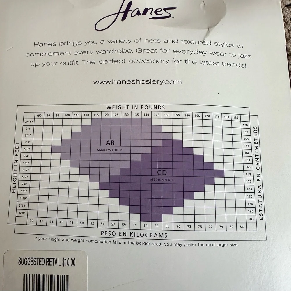 Vintage Hanes NEW Women's Fishnet Stockings Wide Net Hosiery Nude Sz AB